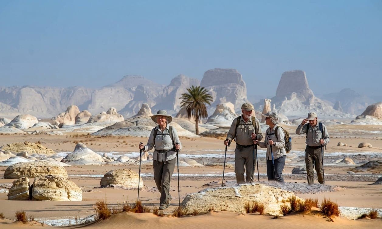 Sahara hiking tour Egypt Western Desert