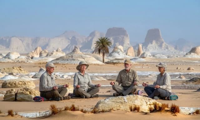 Desert meditation in the White Desert
