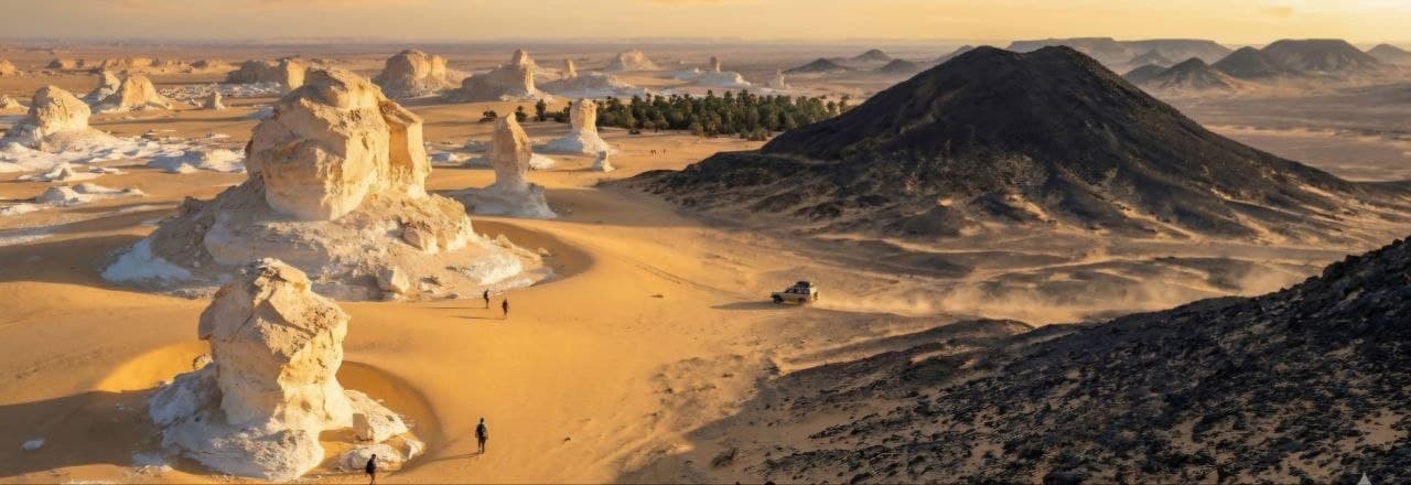 Jenseits der Sandmeere: Die geologischen Wunder der Schwarzen und Weißen Wüste Ägyptens (2026)